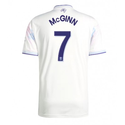 Moški Nogometni dresi Aston Villa John McGinn #7 Tretji 2025-26 Kratek Rokav Moški Nogometni dresi Aston Villa John McGinn #7 Tretji 2025-26 Kratek Rokav